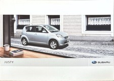 Subaru Justy Brochure Brochure Depliant 09/2007