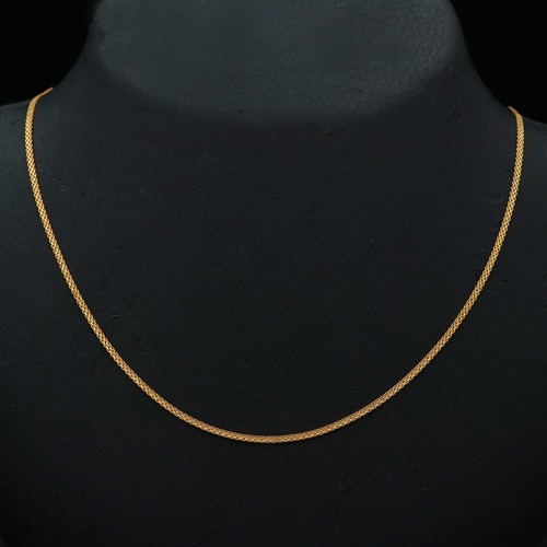 Collier chaîne imprimé or - chaîne,