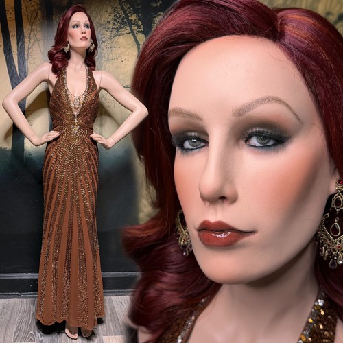 Vintage realistic full female - vintage,