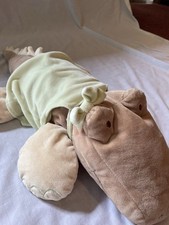 Plush Noukie’s Crocodile Eyes  Stitched Or Embroidered. Machine washable.