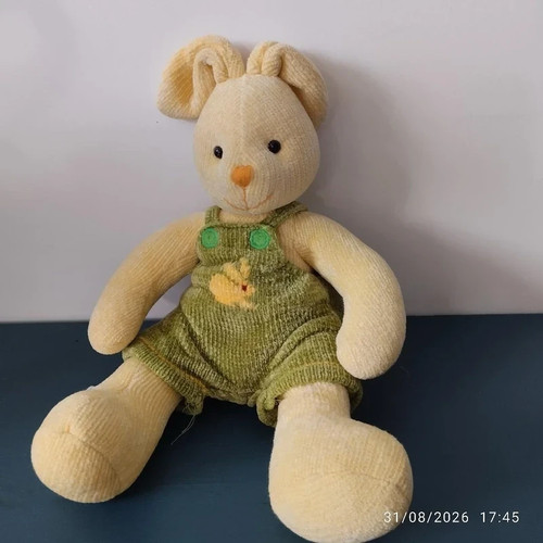 Doudou lapin jaune - doudou,