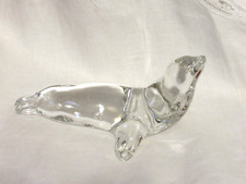 Villeroy & Boch Crystal Seal Sea Lion Art Glass Figurine or Paperweight 