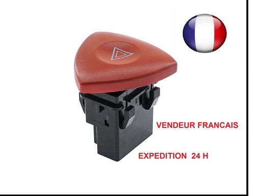 Bouton warning renault - bouton,