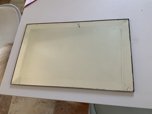 Ancien miroir biseaute - ,