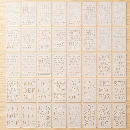 Pochoir lettre alphabet pour - lettre,