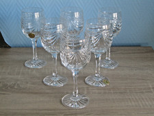 6 verres a vin rouge en