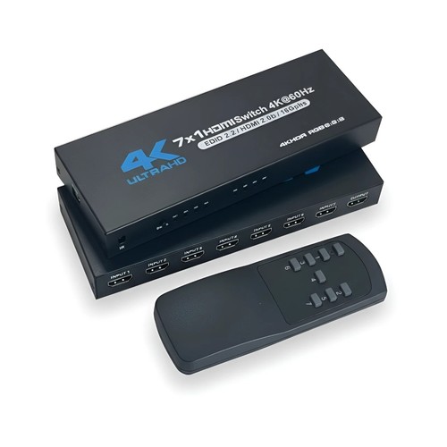Switch hdmi 7x1 4k60 hdr - 2.0,