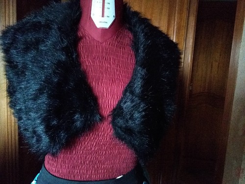 Beau col manteau amovible - col,