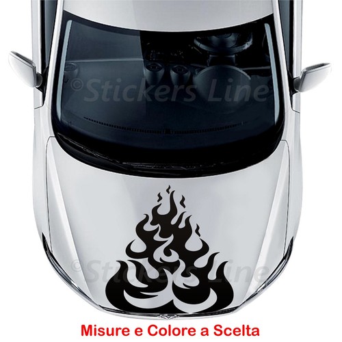 Flammes adhésif auto collants - flammes,
