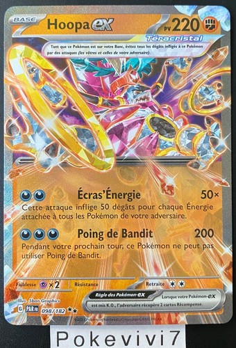 Carte pokemon hoopa - pokemon, ex