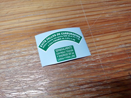 Puch carburation huile - puch,