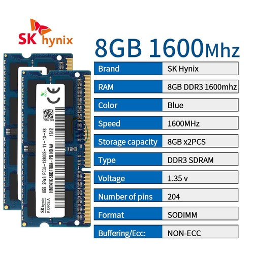 Skhynix 16go 8go 4go 2go - skhynix, ddr3l