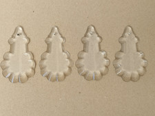 Lot de 4 pampilles de lustre