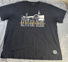 Homme + Femme Kentucky Derby Twin Spires Size 2XL Black Unisex T-Shirt