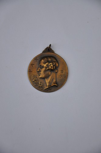 Medaille belgique pax - belgique, fleur