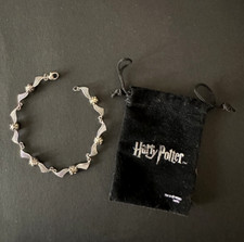 Bracelet En Argent Snitch De Quidditch Harry Potter Collection Noble