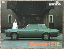 MAZDA 121L Car Sales Brochure 1978 #NL1278 DUTCH TEXT