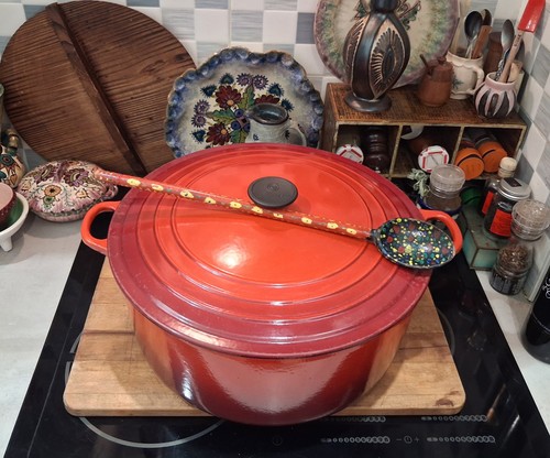 Enorme cocotte creuset - enorme, 🍒