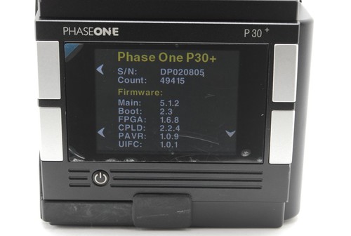 Phase one p30 dos numérique - one, p30+