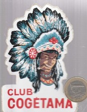 Autocollant. Tabac . Club