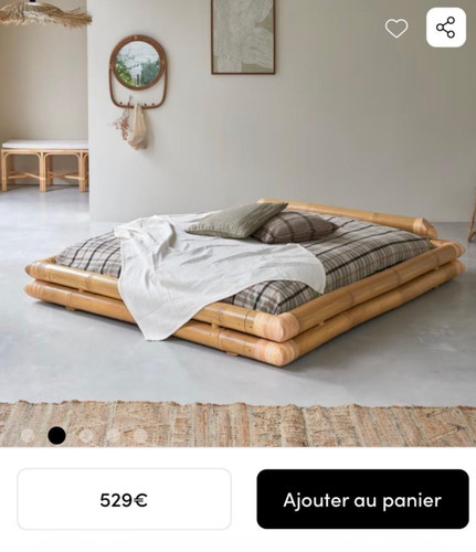 Tikamoon balyss bamboo futon - tikamoon,