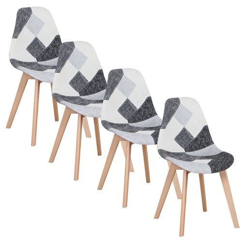 Lot chaises salle à - 4, de