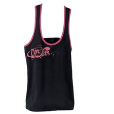 Can-Am Tank Top Womens Small Black and Pink ATV Quad Off Road Woods