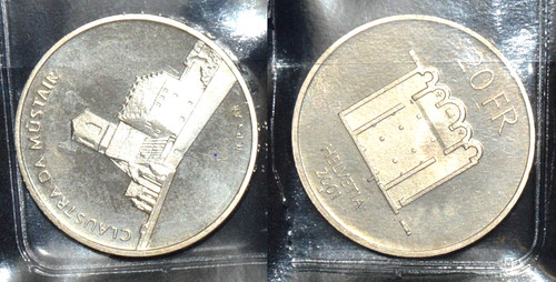 10083 20f suisse argent - 20f,