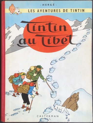 Tintin tibet 4ème plat b29 - tintin,