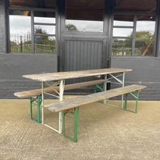 Ensemble Table Et Bancs À