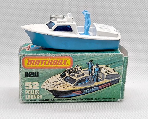 Police launch matchbox - ★,