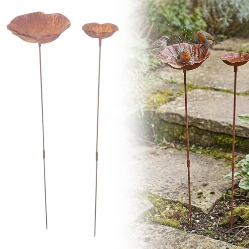 Bain oiseau jardin - bain, fer