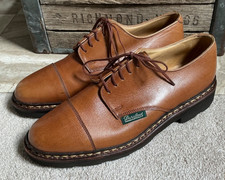 PARABOOT "azay" GRIFF II cap toe derby dress shoes - brown - UK 8.5 US 9.5