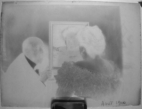 Plaque photo verre négatif - photo, verre,