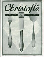 Publicité ancienne argenterie Christofle 1928 issue de magazine