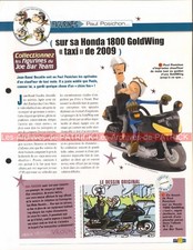 HONDA GL 1800 Gold Wing 'Taxi' 2009 GoldWing Joe Bar Team Fiche Moto #003487