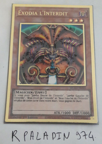 Yugioh exodia interdit - exodia, l'interdit