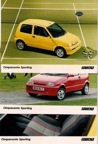 Fiat cinquecento sporting 1995 - fiat,