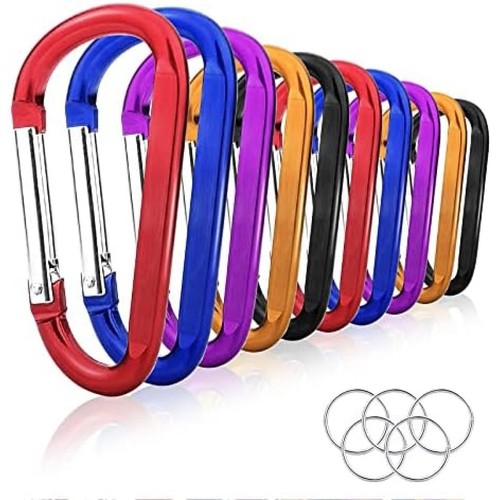 Carabiner clip pack - 10,