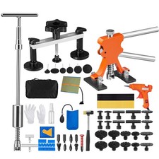 69PCs Kit Débosselage Carrosserie Outils de Débosselage sans Peinture Auto