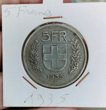 5 FRANCS 1935 B ARGENT 835‰