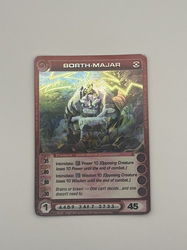 Borth majar chaotic card 1st - -,