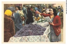 CAR-ADOP16-1286-CHROMOS - folklore belge - bruxelles - la marchande de raisins