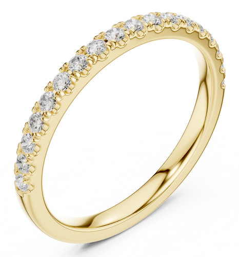 Bague demi éternité - bague, demi-éternité