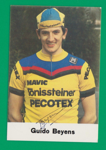 Cyclisme carte cycliste guido - cyclisme,
