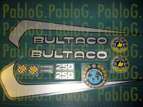 Bultaco sherpa 250 vinyles - bultaco,