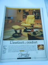Advertising 1998 Stressless Armchairs Sofas The Comfort Instinct