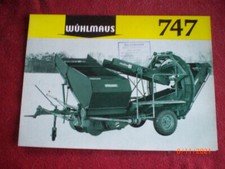 OLD ADVERTISING BROCHURE PDT WUHLMAUS 747