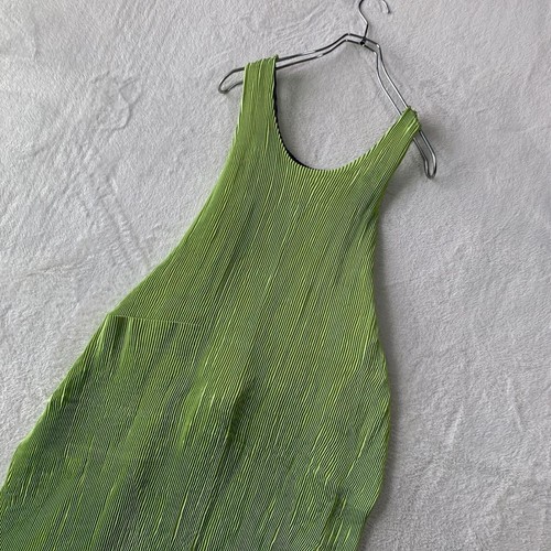 Robe tablier plissée - , sans