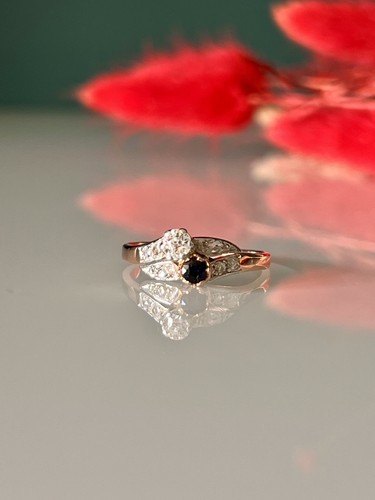 Bague ancienne 18k et - bague,